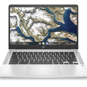 HP Chromebook 14-inch HD Laptop, Intel Celeron N4000, 4 GB RAM, 32 GB eMMC, Chrome (14a-na0010nr, Mineral Silver)