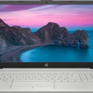 HP Pavilion Laptop (2022 Model), 15.6" HD Display, Intel Celeron Quad-Core Processor, 8GB DDR4 RAM, 128GB SSD, Online Conferencing, Webcam, HDMI, WiFi, Bluetooth, Windows 11